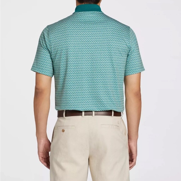 Walter Hagen Men’s Clubhouse Performance 19th Hole Golf Shirt Polo Green New - Picture 3 of 11